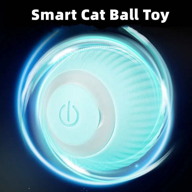 Interactive Automatic Rolling Ball for Cats - Engaging Electronic Toy for Indoor Play