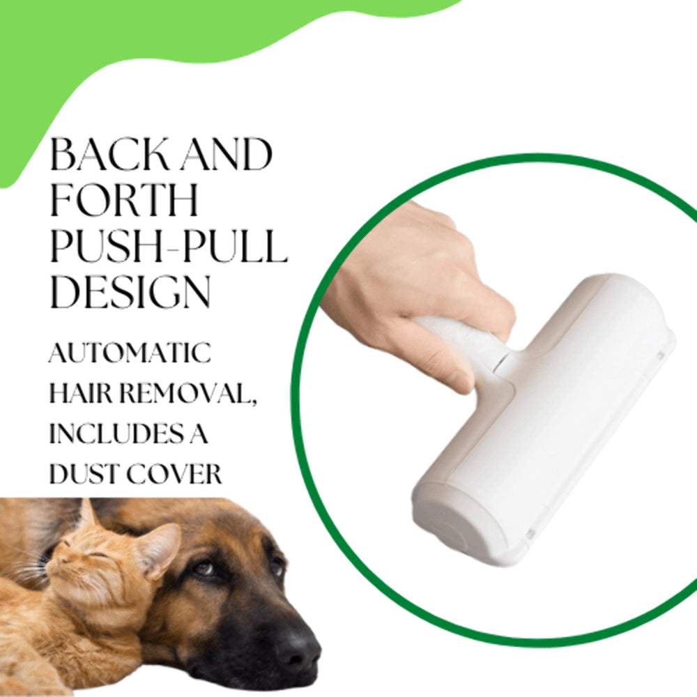 Eco-Friendly Pet Hair Removal Roller for Furniture, Upholstery, Carpets, and Vehicle Interiors