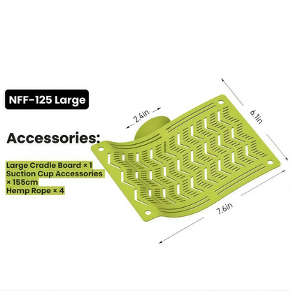 Herpify Versatile Plastic Reptile Hammock with Vented Plate and Suction Cups - Perfect for Frogs, Lizards, Bearded Dragons, Crested Geckos, and Snakes