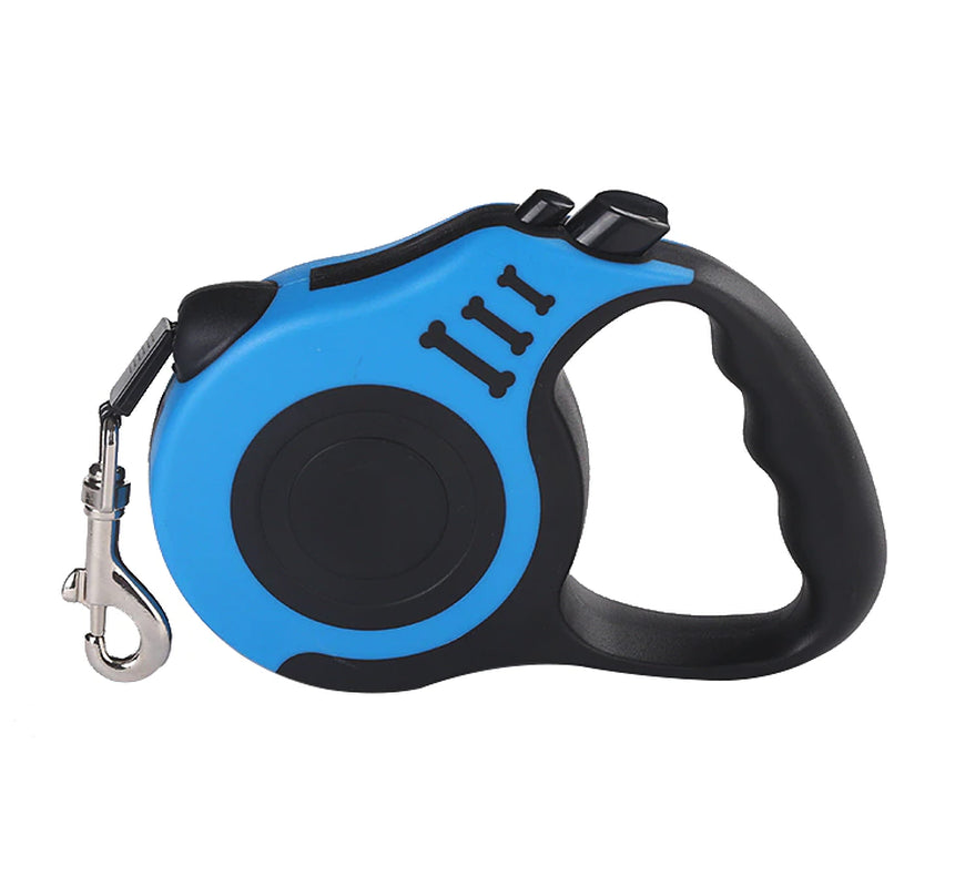 16.5FT Automatic Retractable Dog Leash with Pet Collar - Convenient Hands-Free Walking Solution - Complimentary Shipping within the US