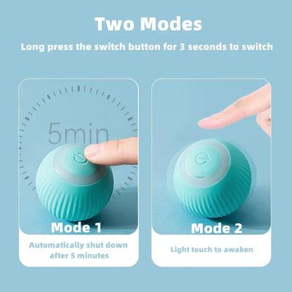 Interactive Automatic Rolling Ball for Cats - Engaging Electronic Toy for Indoor Play