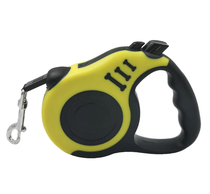 16.5FT Automatic Retractable Dog Leash with Pet Collar - Convenient Hands-Free Walking Solution - Complimentary Shipping within the US