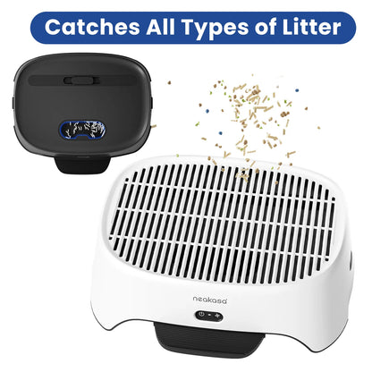 Neakasa Airstep Pet Air Purifier with Tri-Mode Odor, Dust, and Pet Hair Management, Compatible with M1 Plus, M1 Lite, and Multiple Litter Box Systems