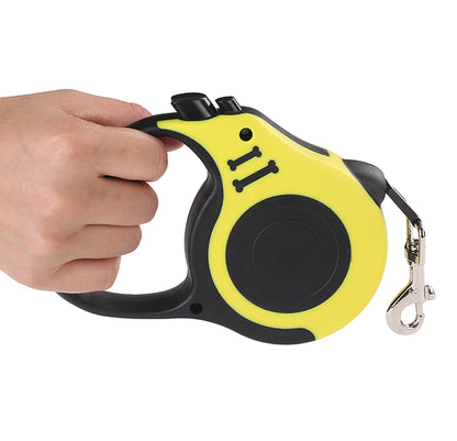 16.5FT Automatic Retractable Dog Leash with Pet Collar - Convenient Hands-Free Walking Solution - Complimentary Shipping within the US