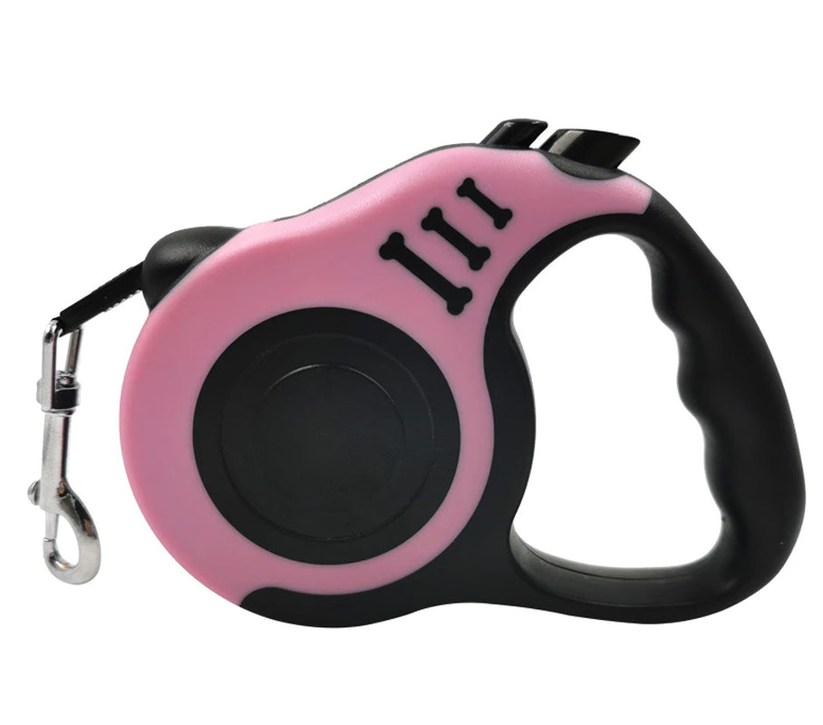 16.5FT Automatic Retractable Dog Leash with Pet Collar - Convenient Hands-Free Walking Solution - Complimentary Shipping within the US