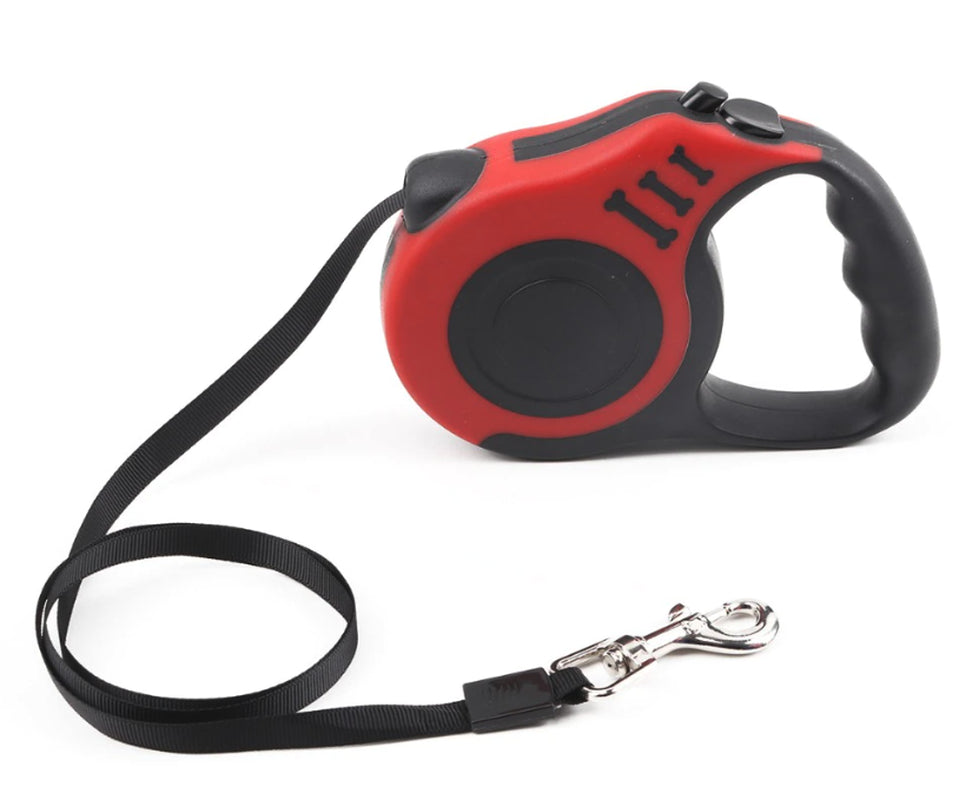 16.5FT Automatic Retractable Dog Leash with Pet Collar - Convenient Hands-Free Walking Solution - Complimentary Shipping within the US