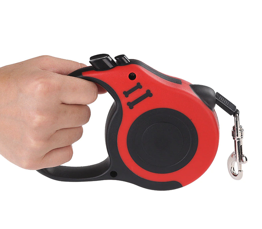 16.5FT Automatic Retractable Dog Leash with Pet Collar - Convenient Hands-Free Walking Solution - Complimentary Shipping within the US