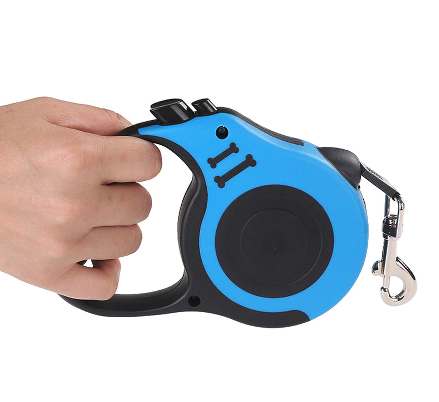 16.5FT Automatic Retractable Dog Leash with Pet Collar - Convenient Hands-Free Walking Solution - Complimentary Shipping within the US
