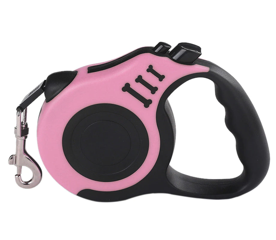 16.5FT Automatic Retractable Dog Leash with Pet Collar - Convenient Hands-Free Walking Solution - Complimentary Shipping within the US